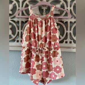 *BABYSPROUTS* RETRO DAISY BAMBOO SHORTIE ROMPER* SIZE 0-3 MONTHS*